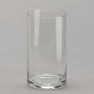 Glaszylinder mit Boden klar Außen Durchmesser 16 cm Höhe 40 cm Wandst. 3-4 mm klar Glas Kanten geschliffen