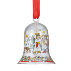 Hutschenreuther Glas Glocke  Jahr 2011 Höhe ca. 8 cm mundgeblasen