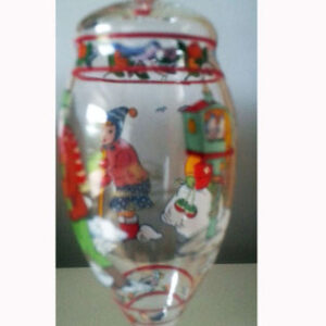 Hutschenreuther Glas Zapfen 2014 Höhe ca. 8 cm mundgeblasen