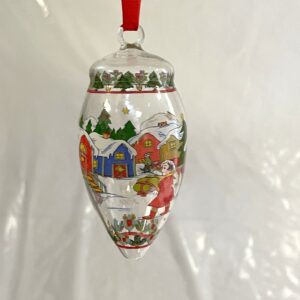 Hutschenreuther Glaszapfen Jahr 2012 Höhe ca. 8 cm mundgeblasen