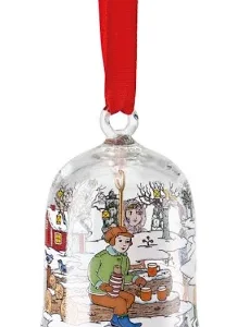 Hutschenreuther Glas Glocke  Jahr 2014 Höhe ca. 8 cm mundgeblasen